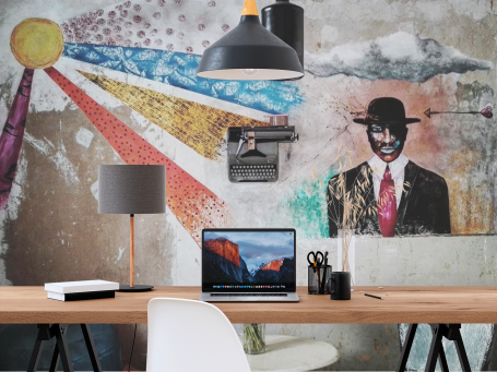 Wandmalerei von Sorina M. Grigore