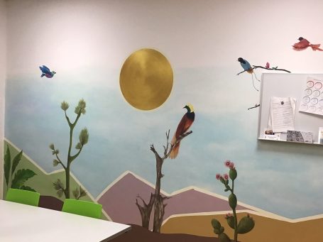 Wandmalerei von Sorina M. Grigore