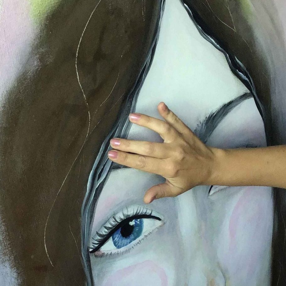 malerei, kunst, abstractart, portrait