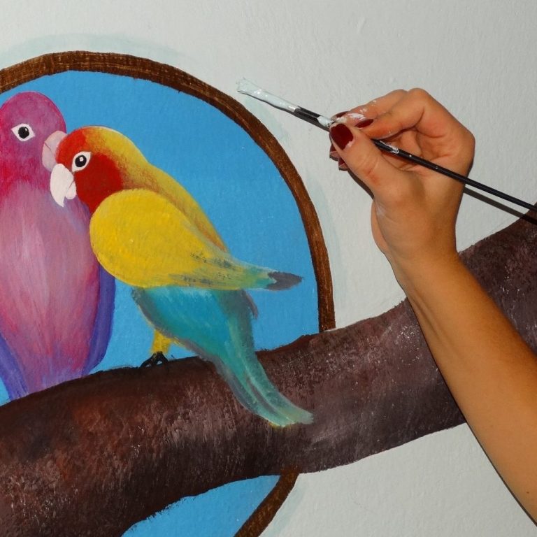 Wandmalerei von Sorina M. Grigore